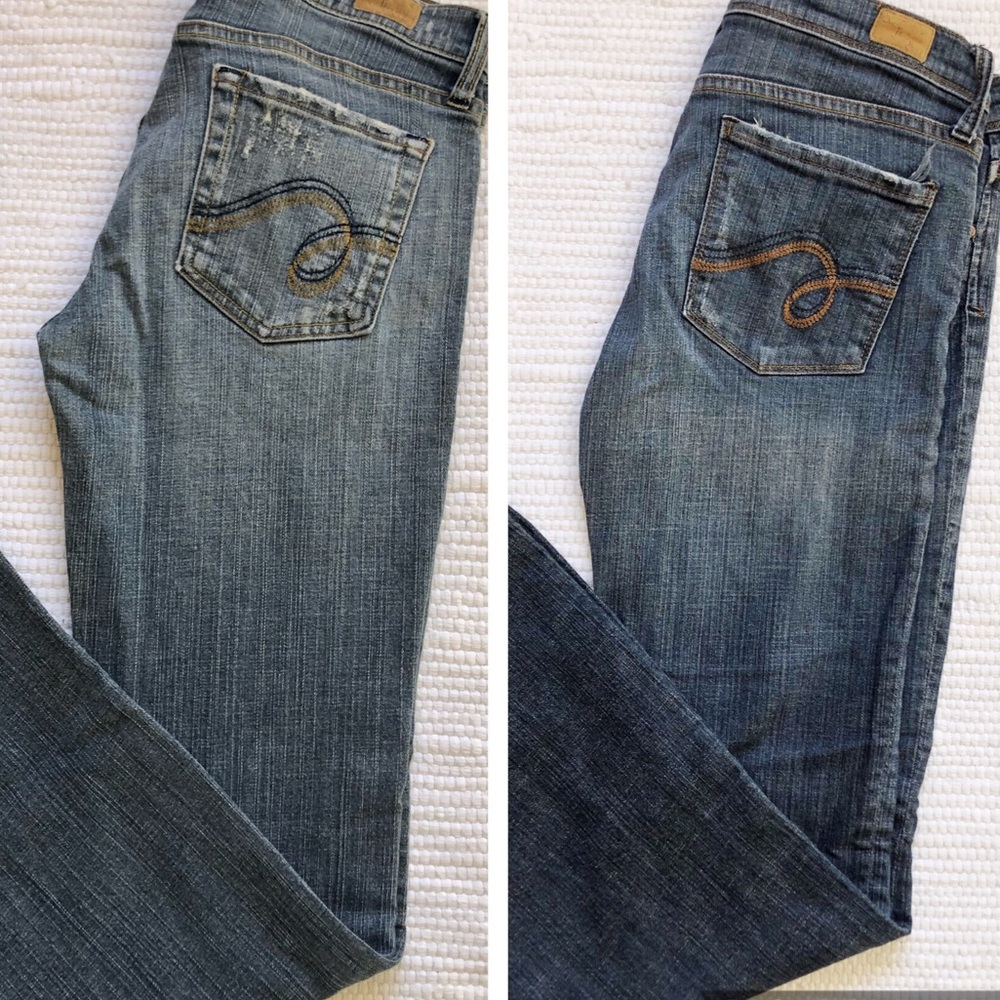 SEE THRU SOUL JEANS SOLD AS A PAIR BOTH ARE SZ 29